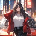 ユリママ　ミニスカート＆ハイブーツスタイル 3枚目