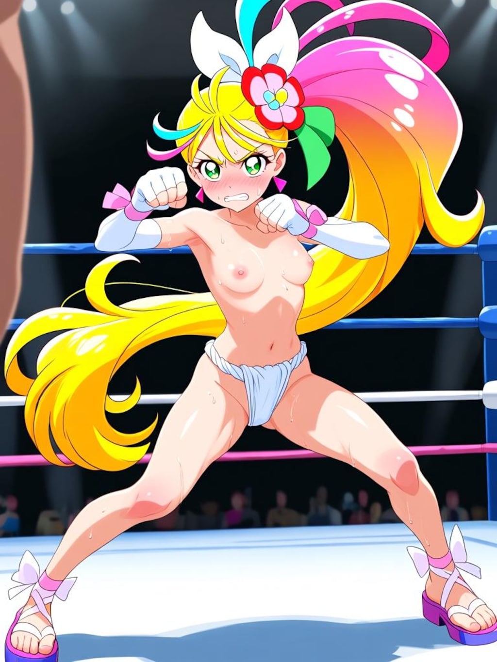 真夏の戦士のふんどしシーン❤️