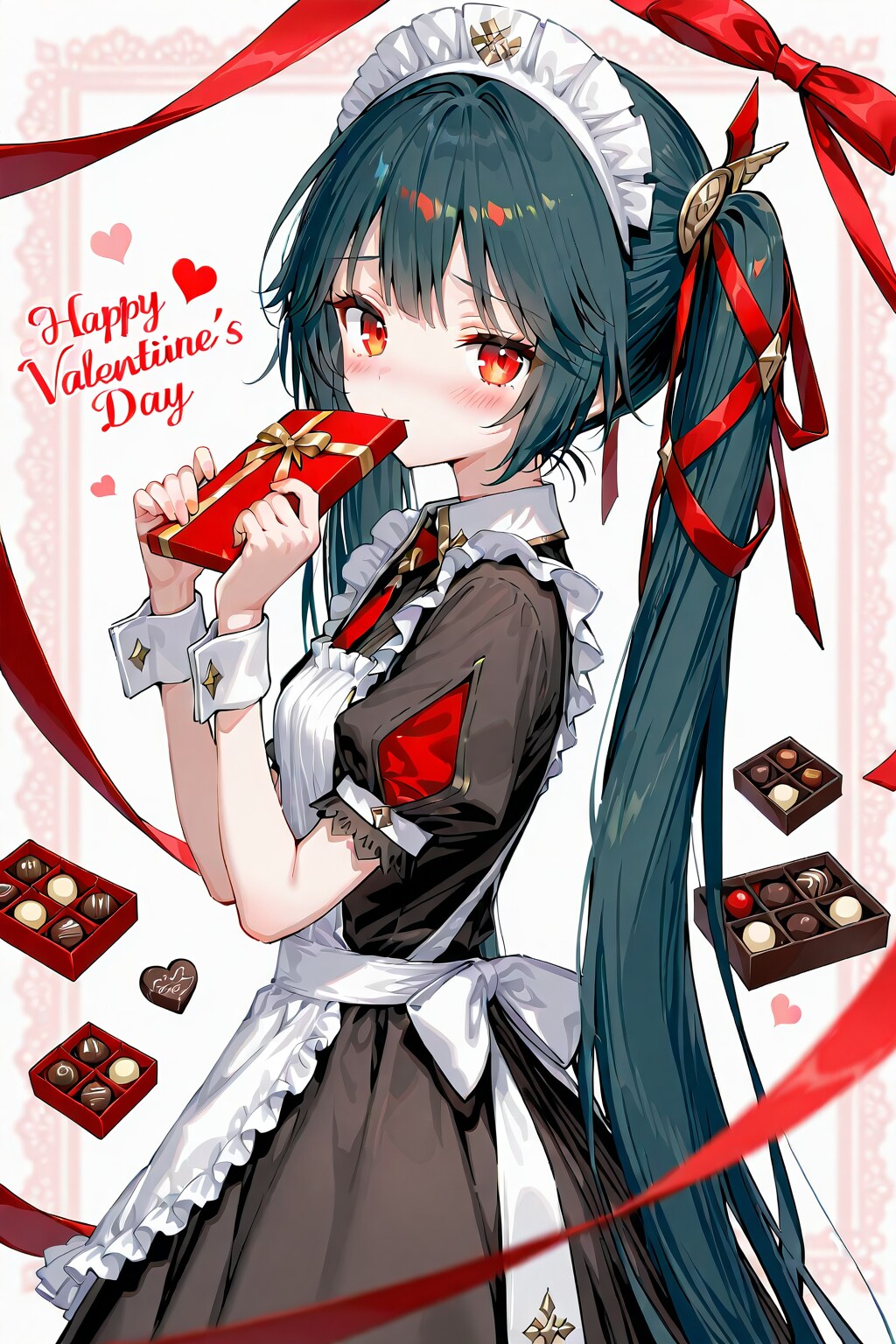 ほ、ほら、これあげるわ_20260214 | の人気AIイラスト・グラビア