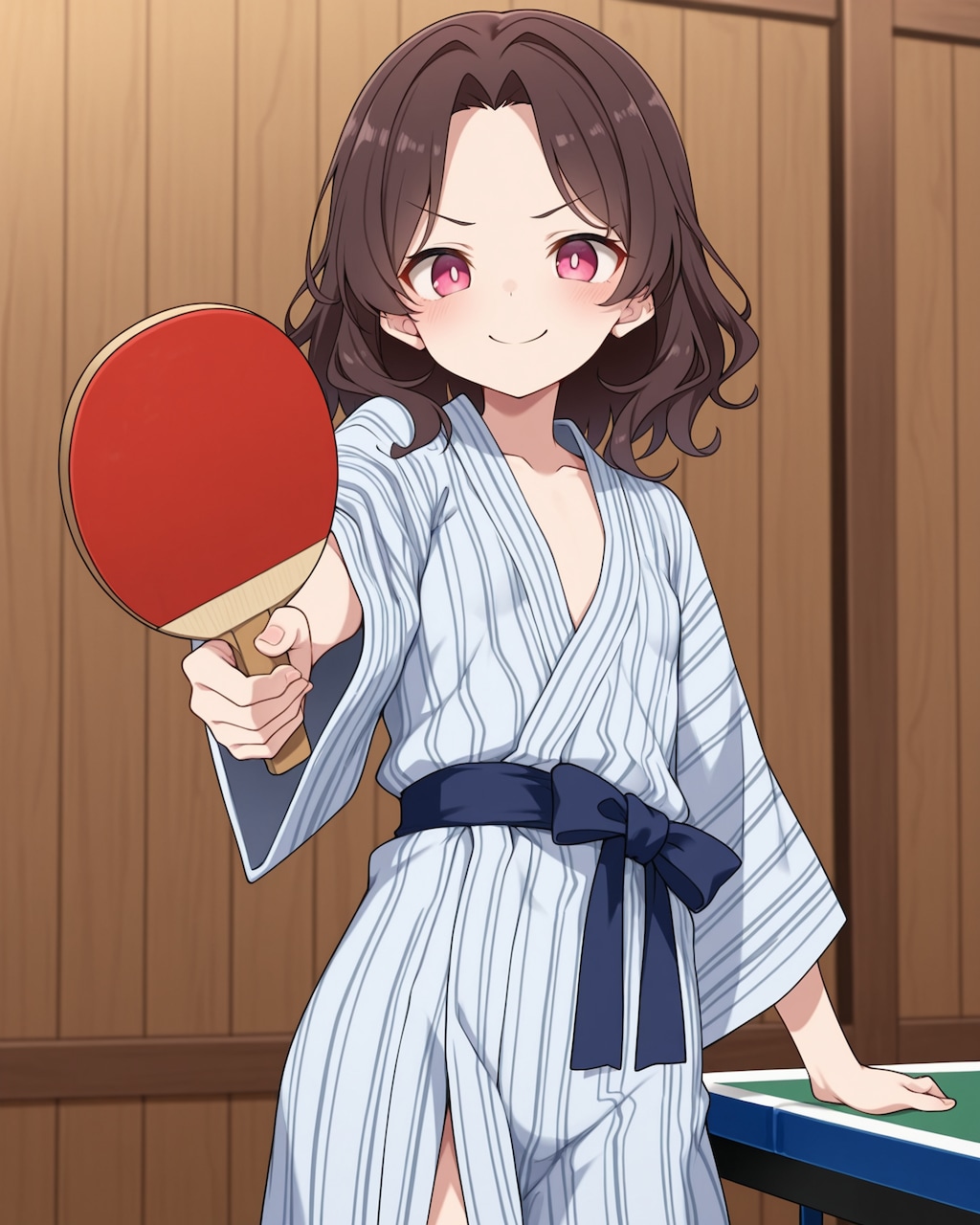 卓球で勝負！