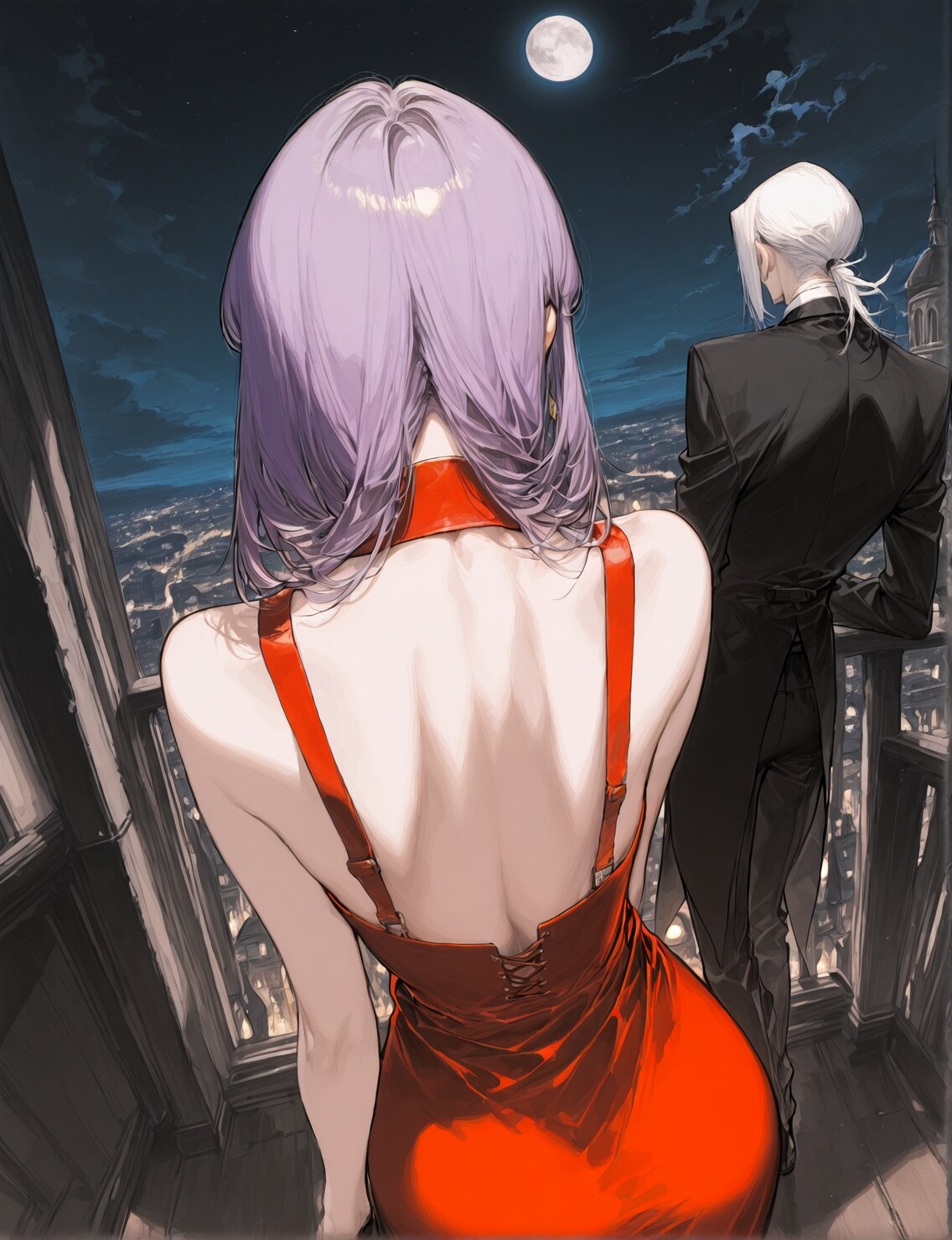 夜に