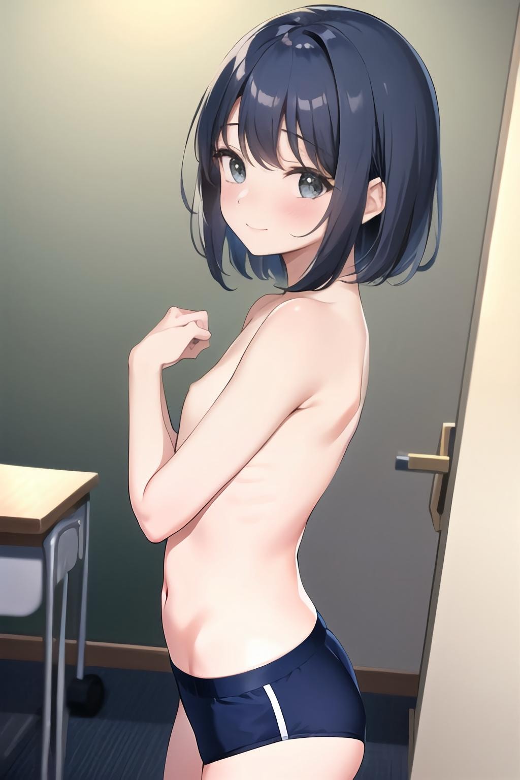 彼女がブルマに着替えたら