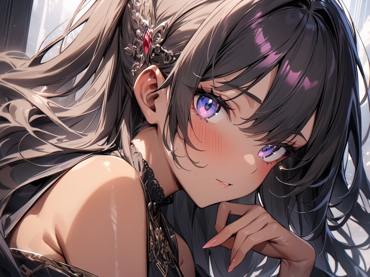 目、綺麗？