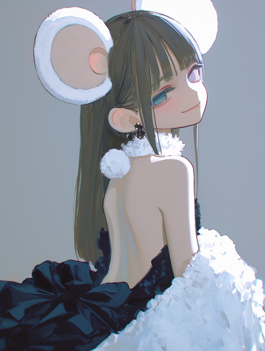 見返り🐭 | の人気AIイラスト・グラビア