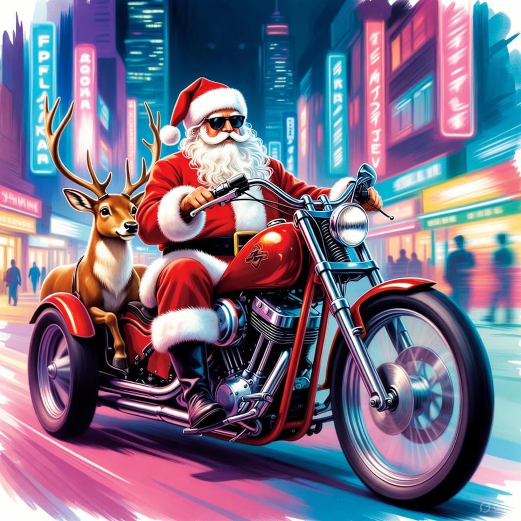 オフのサンタ達