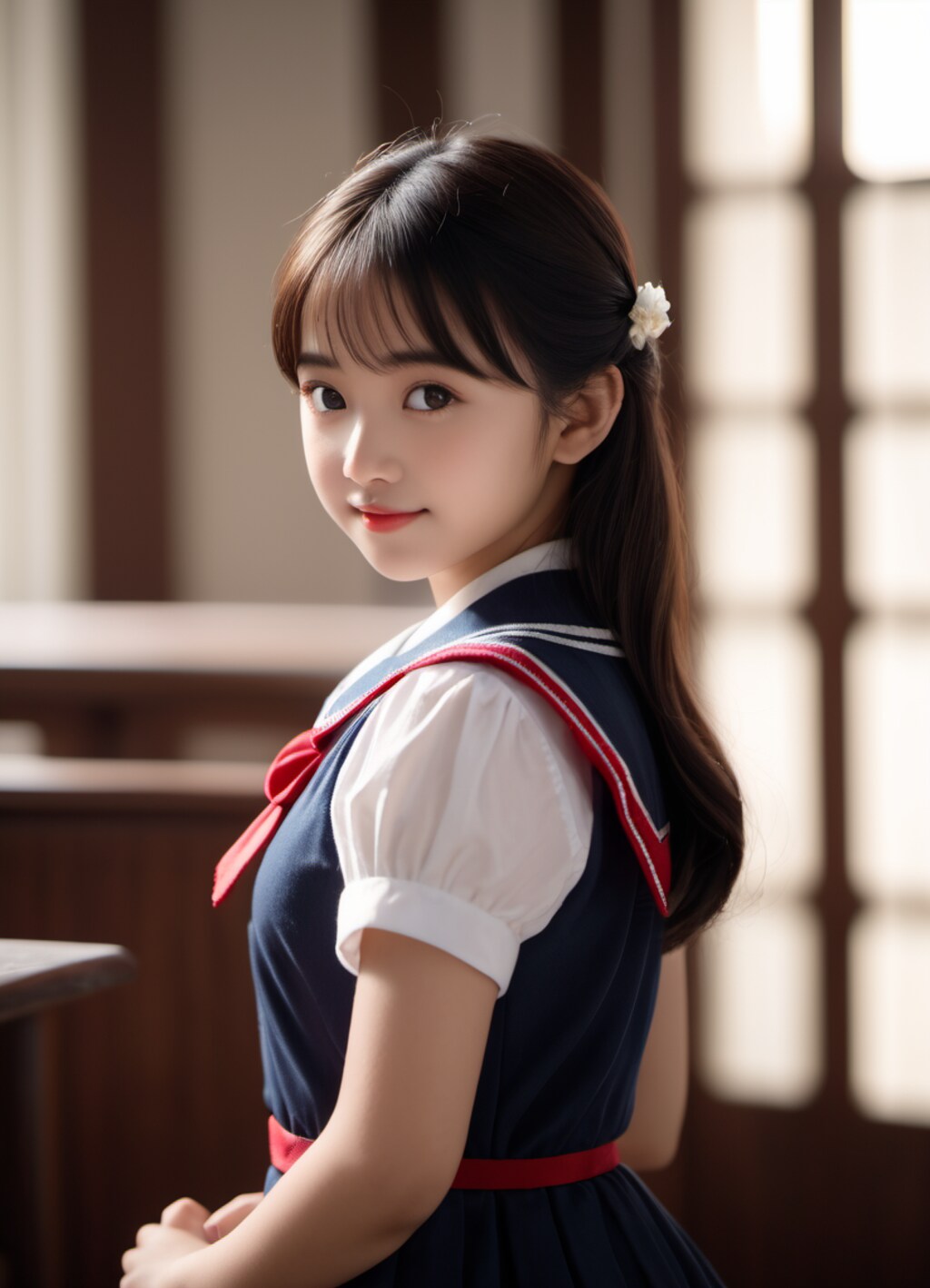 SDXL習作5 実写風女子