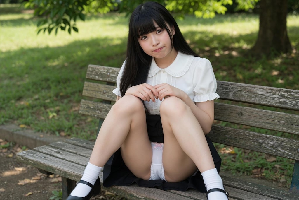 公園パンチラ