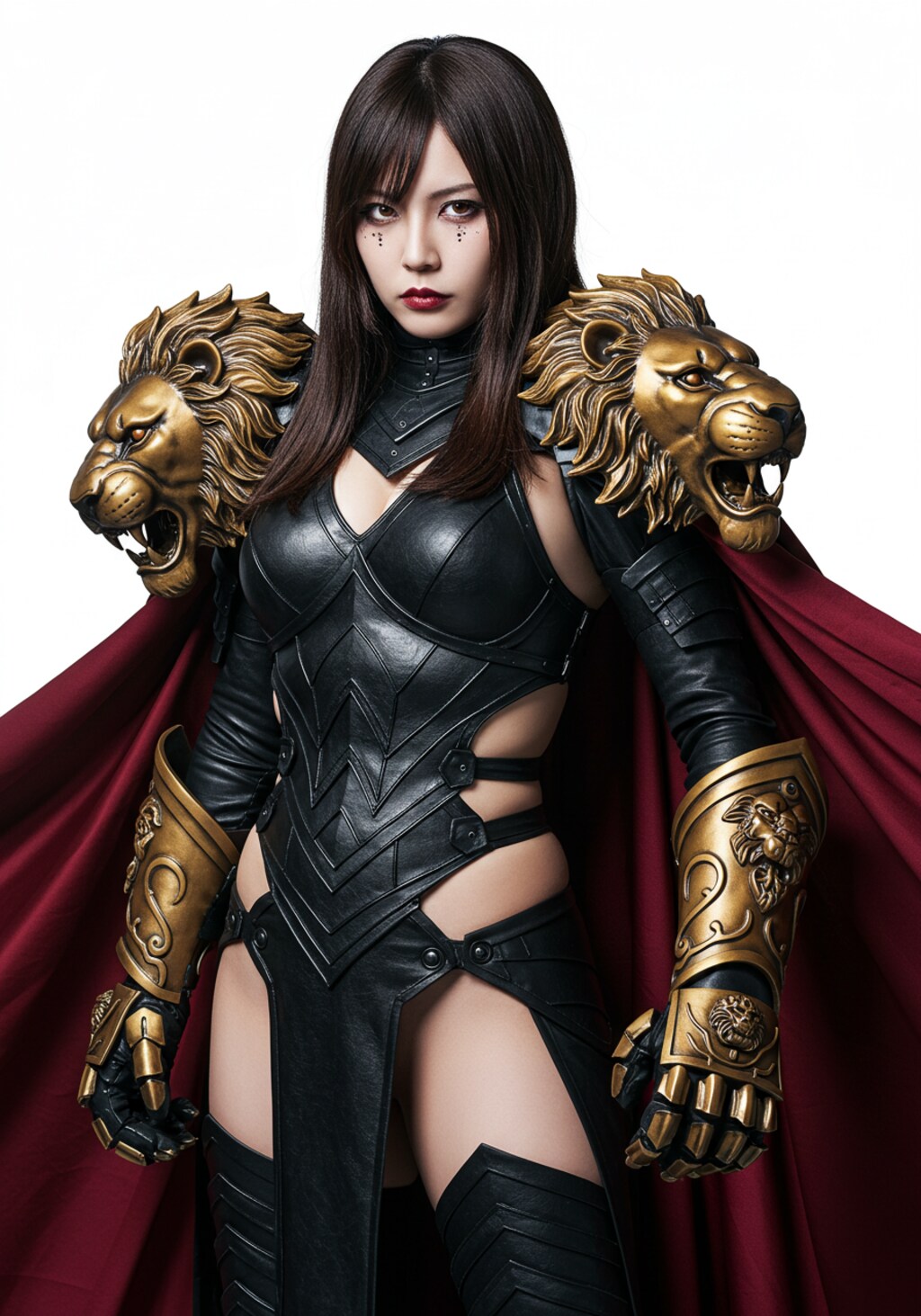 黒×金 獅子モチーフ【特撮 女性幹部】