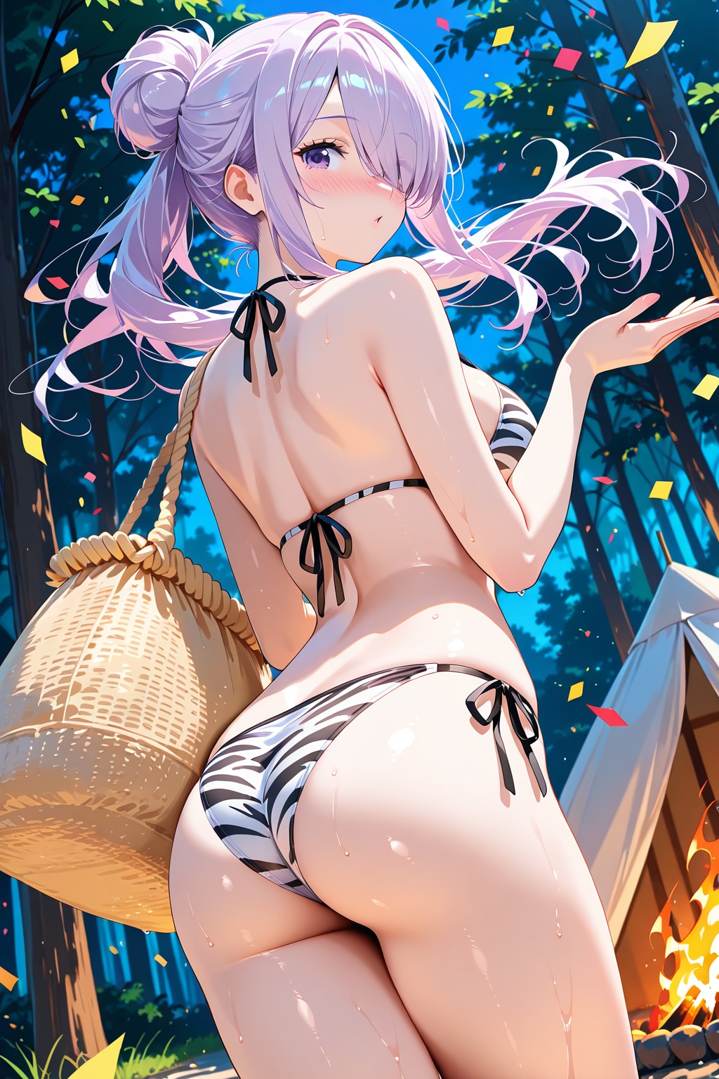 サマー・キャンプ♡　買い出し中のお姉さん