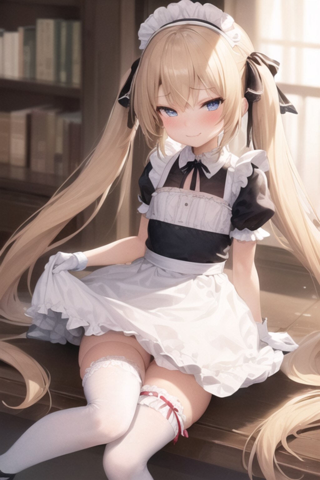 『ざーこ！♡』メスガキメイド（金髪）