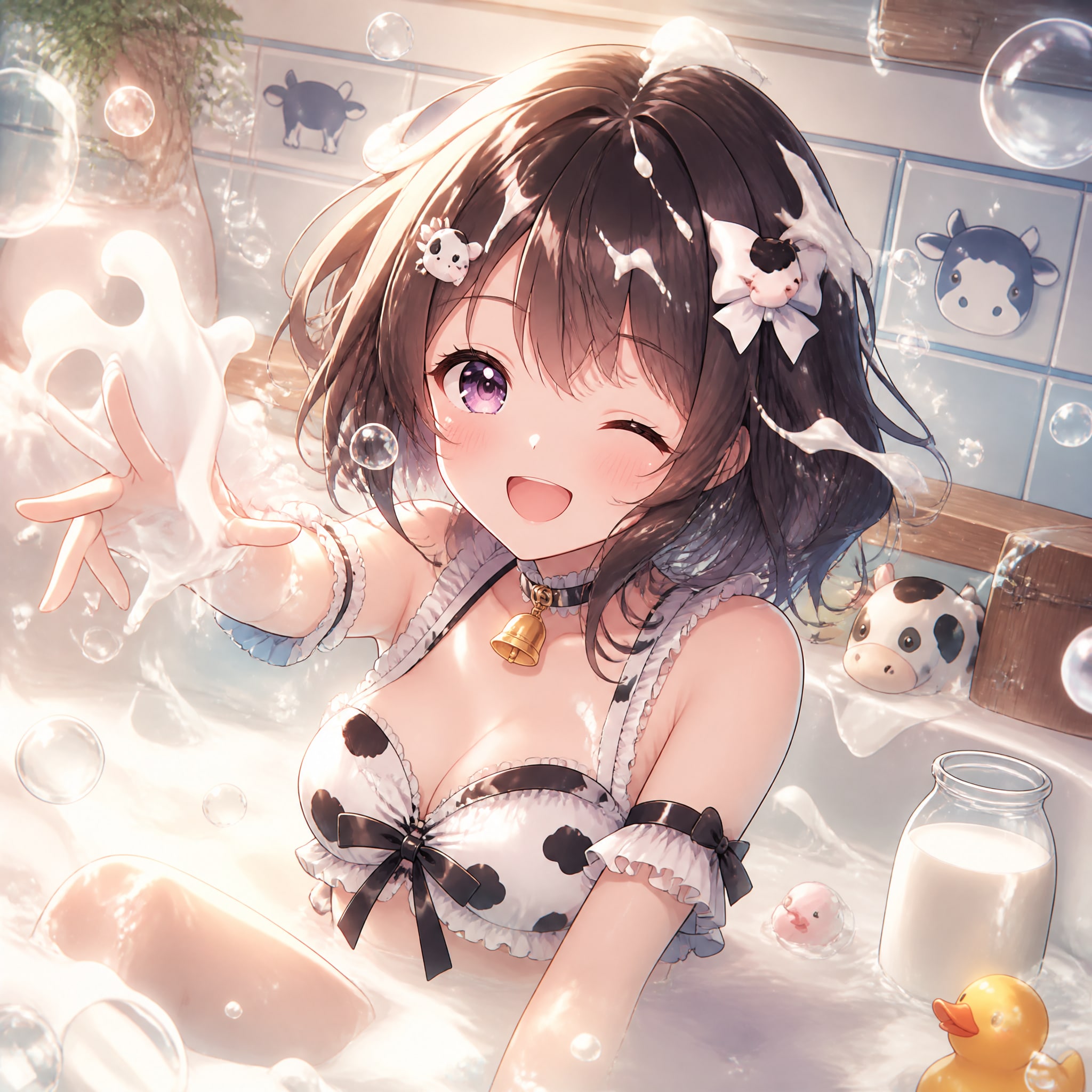 牛乳石鹸風呂（２）3時のアイドル　GPTimages2.0