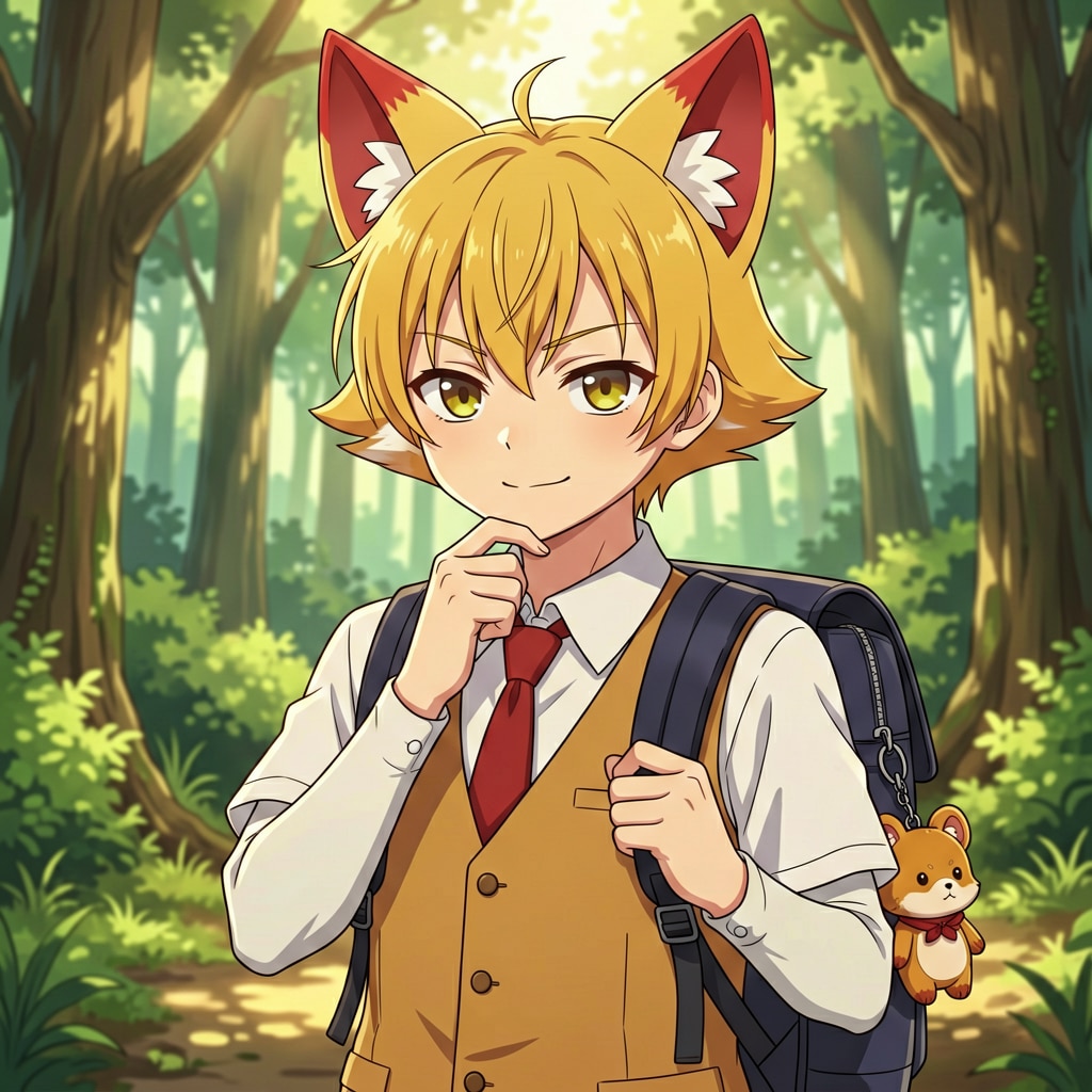 やれやれキツネ少年