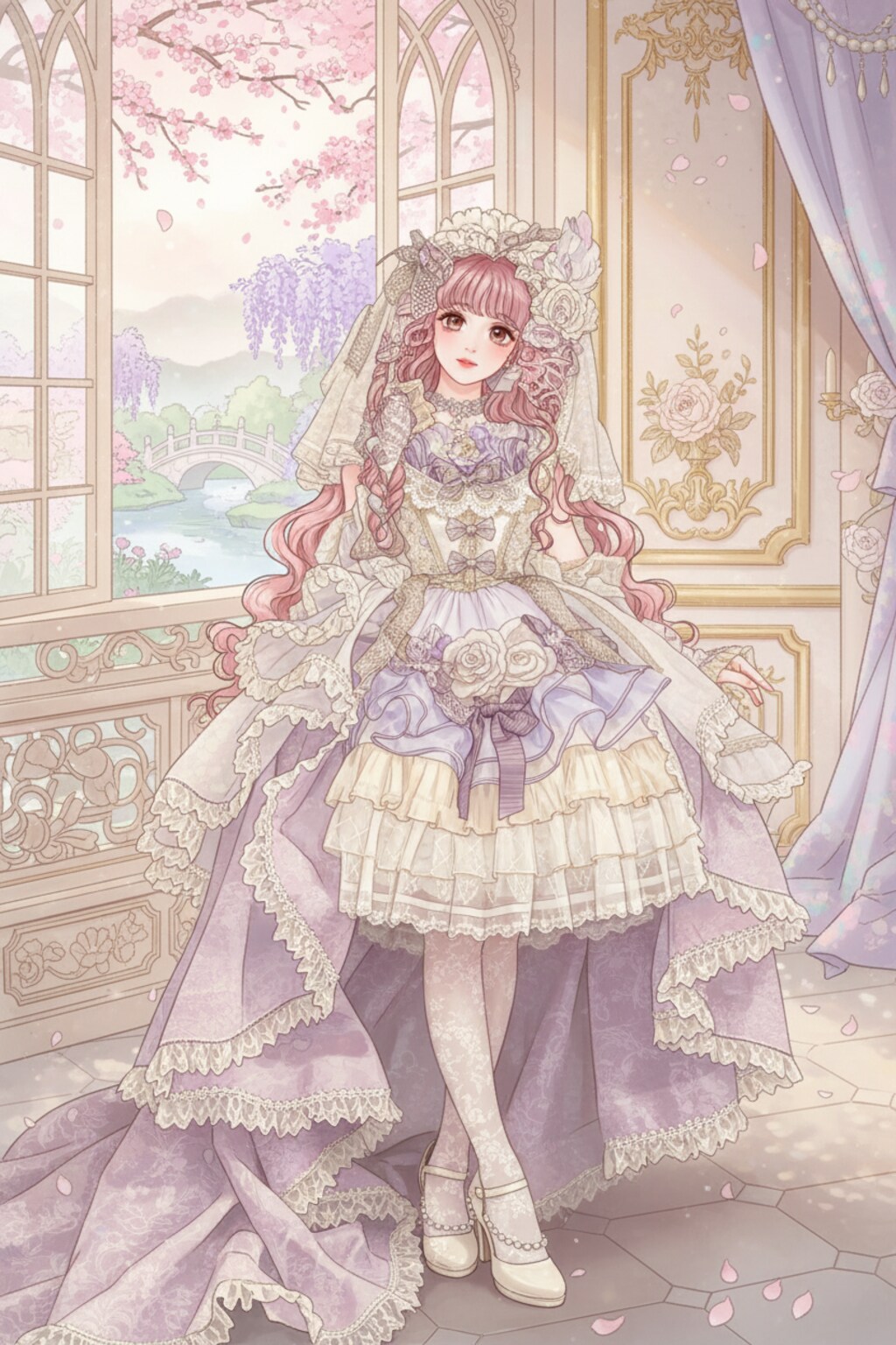 ヴェールに舞う