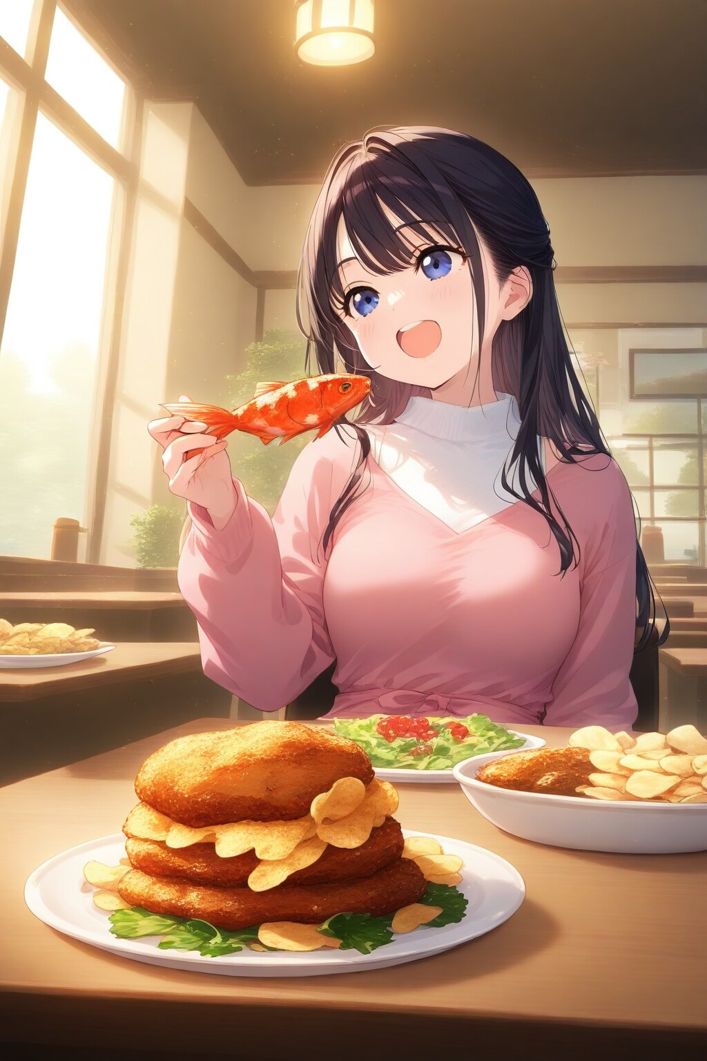 食べるの楽しいね。