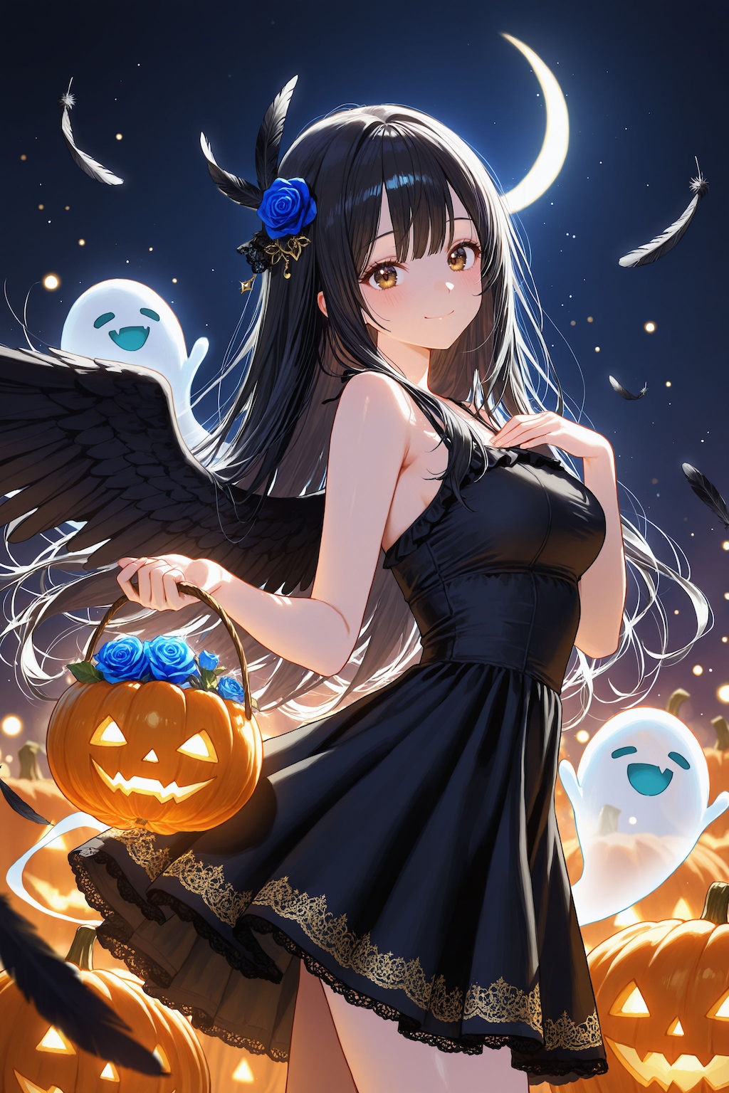 悪魔さんも頑張ります（サキさんハロウィン）