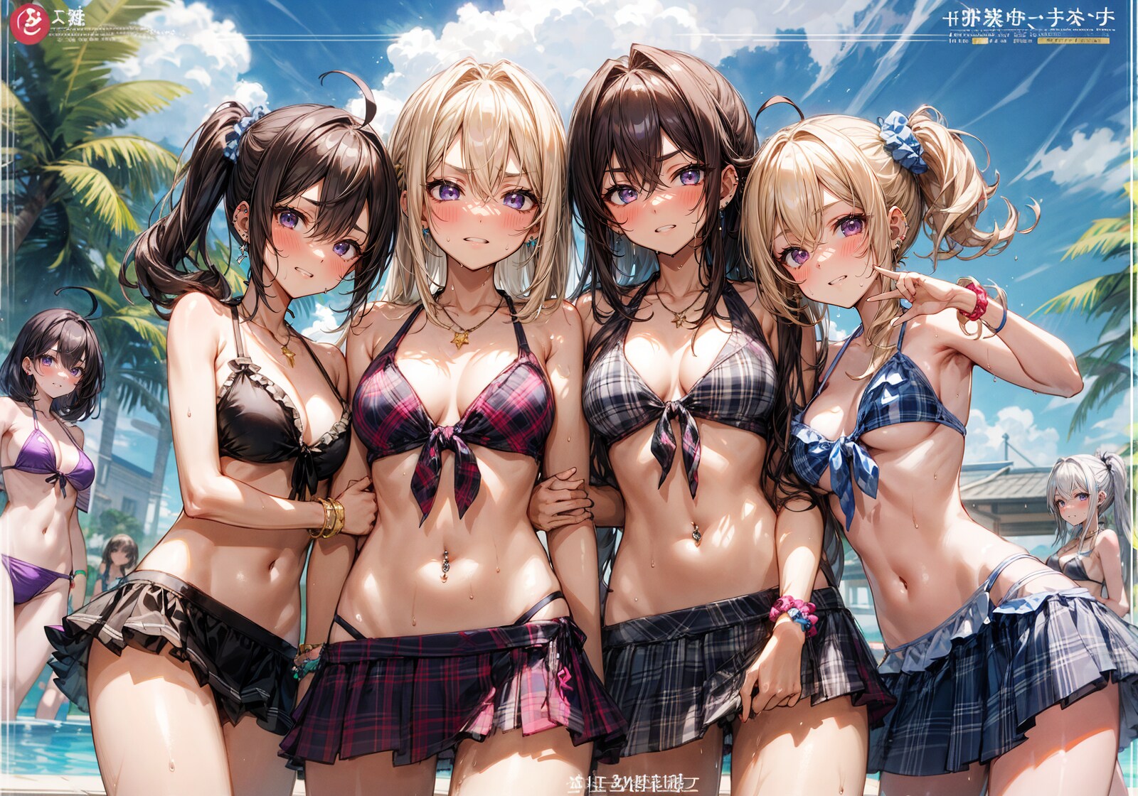 ハーレム水着