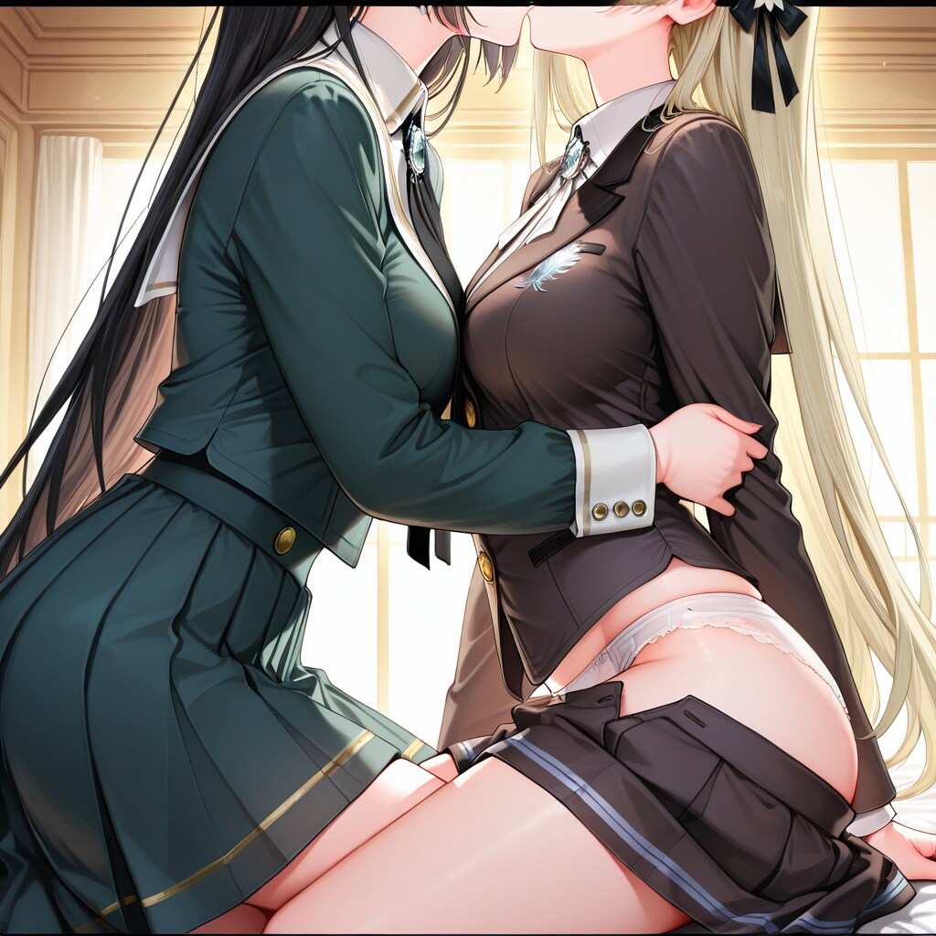 学校が終わるのを待ちきれなかった女の子たち