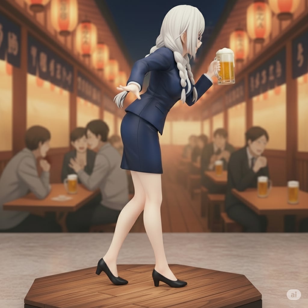 【白川秘書】君、飲んでる～？（フィギュアver）