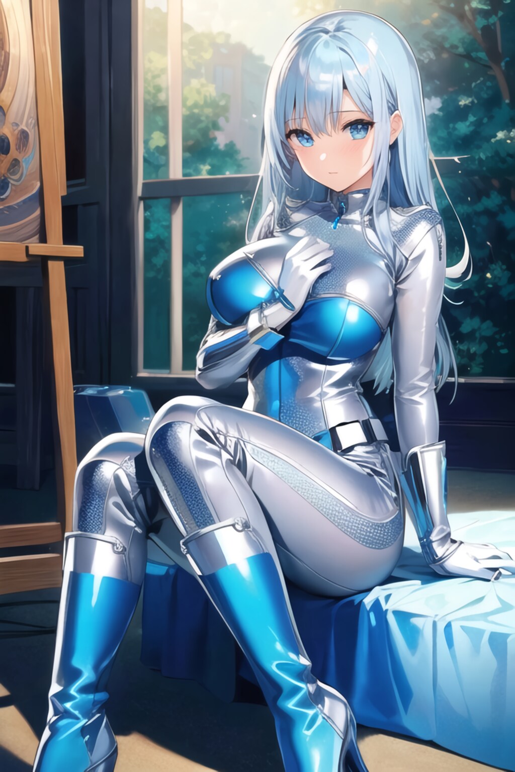 戦隊ヒロインブルー