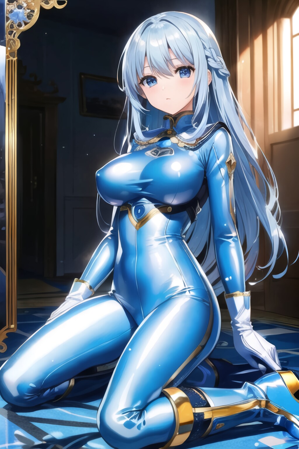 戦隊ヒロインブルー