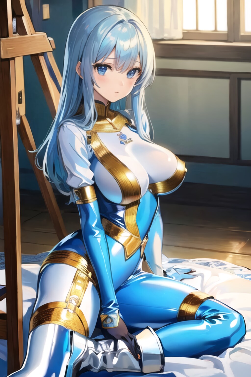 戦隊ヒロインブルー