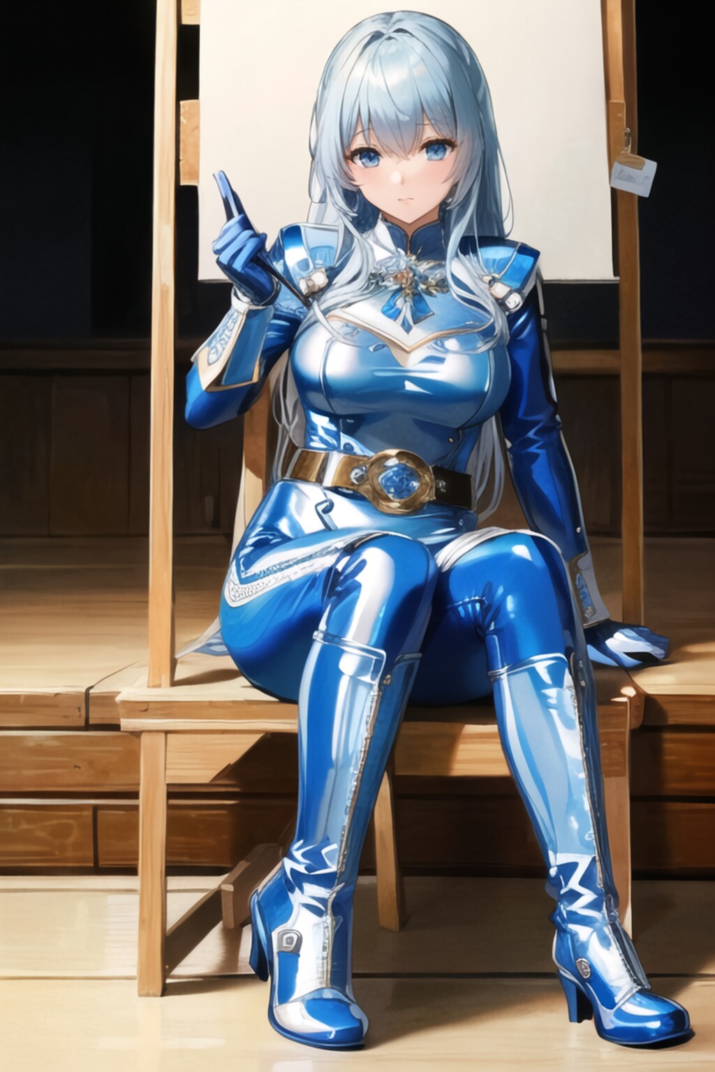 戦隊ヒロインブルー