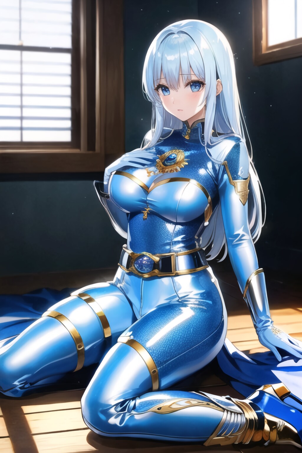 戦隊ヒロインブルー