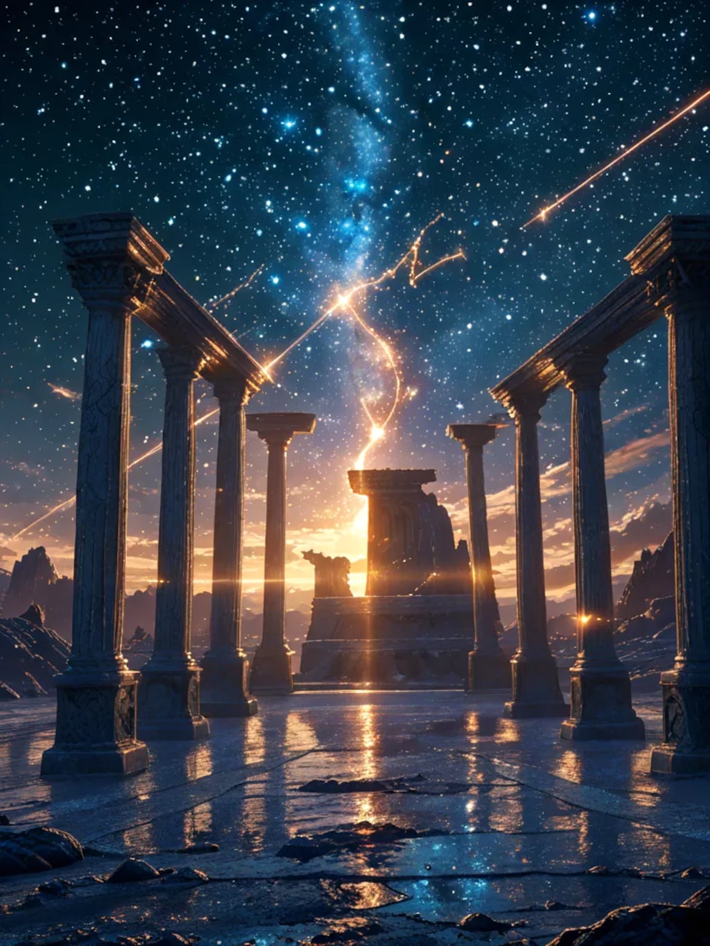 古い神殿の遺跡