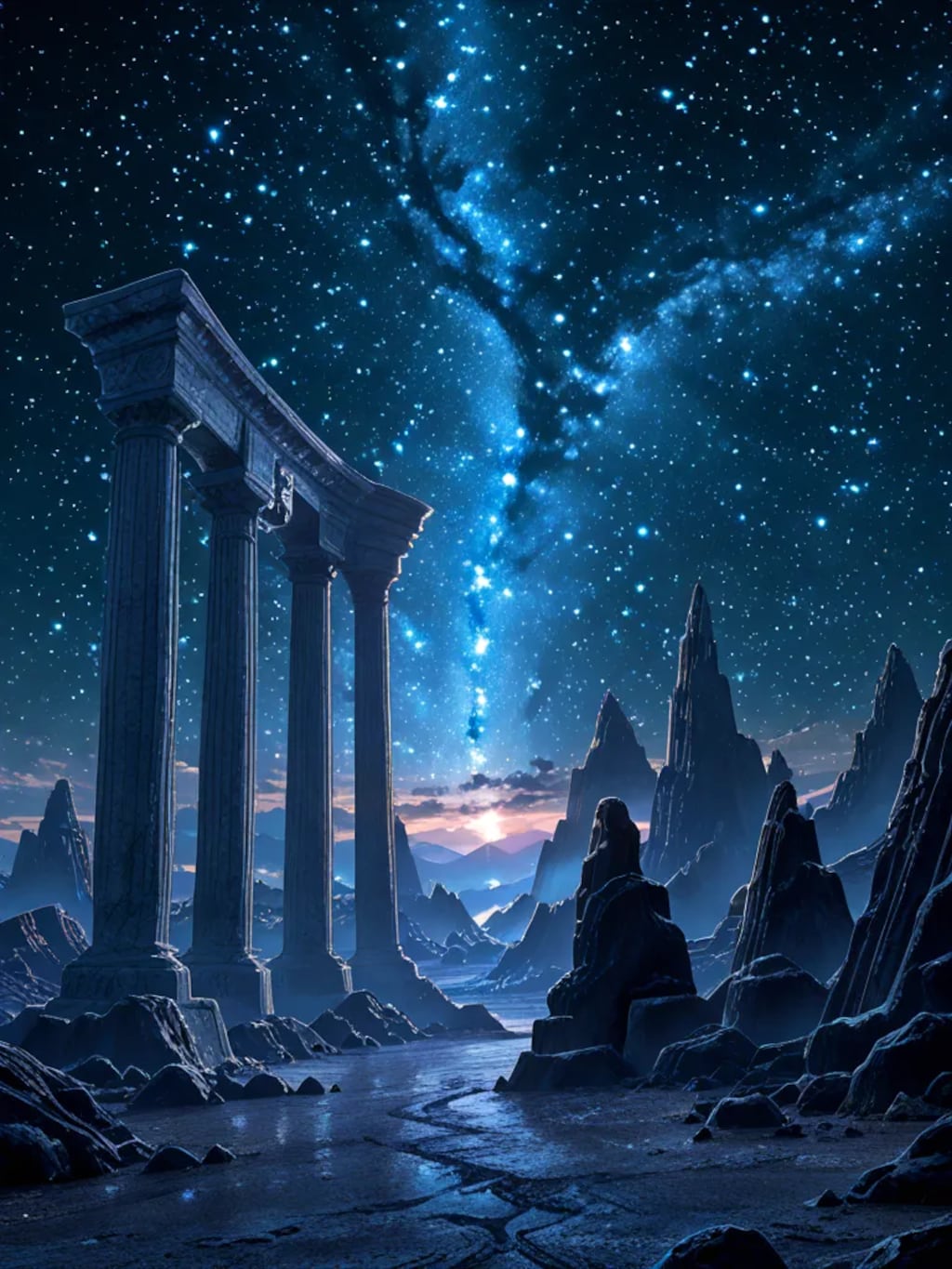 古い神殿の遺跡