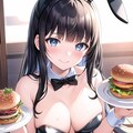 久しぶりのbunny's burger営業中！（上からアングル） 2枚目