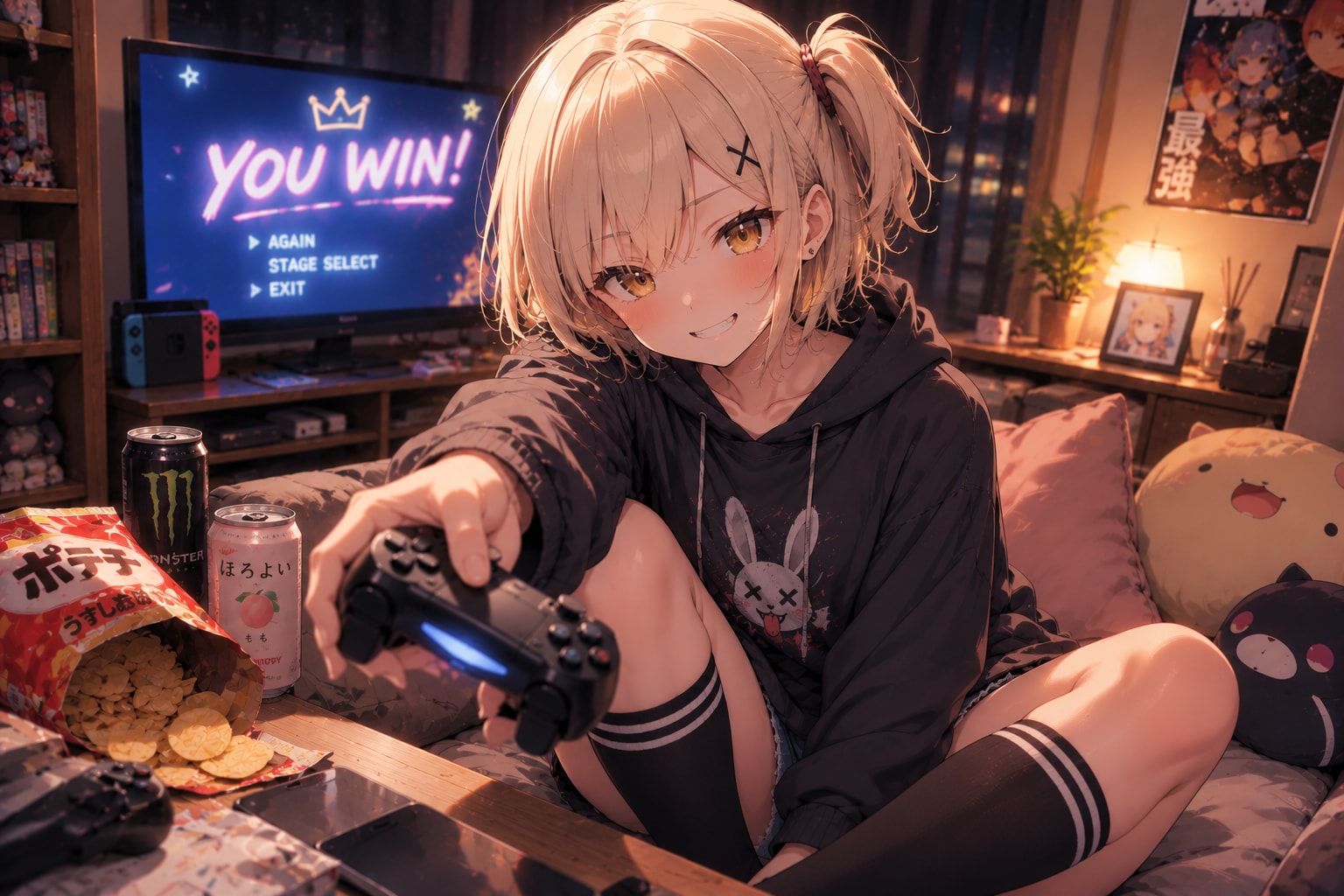 私の勝ちね！