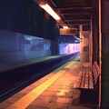 地下鉄の終電の終点でよくある風景 3枚目