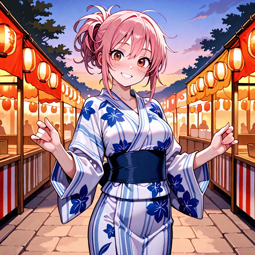 <リカちゃん>浴衣でぽにて！