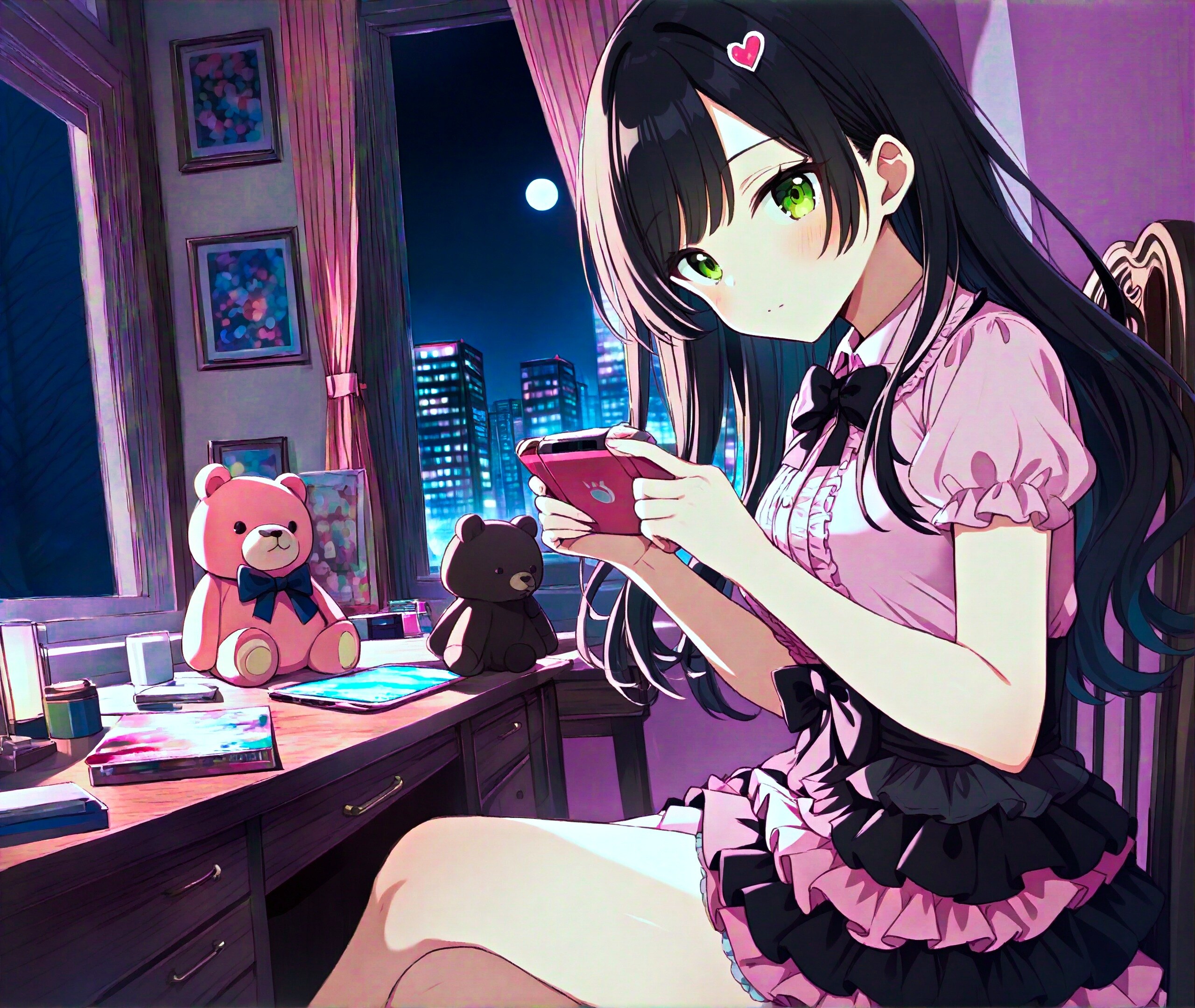 夜通しゲームに夢中 | の人気AIイラスト・グラビア