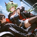 バイクに乗るキングシーザー 3枚目