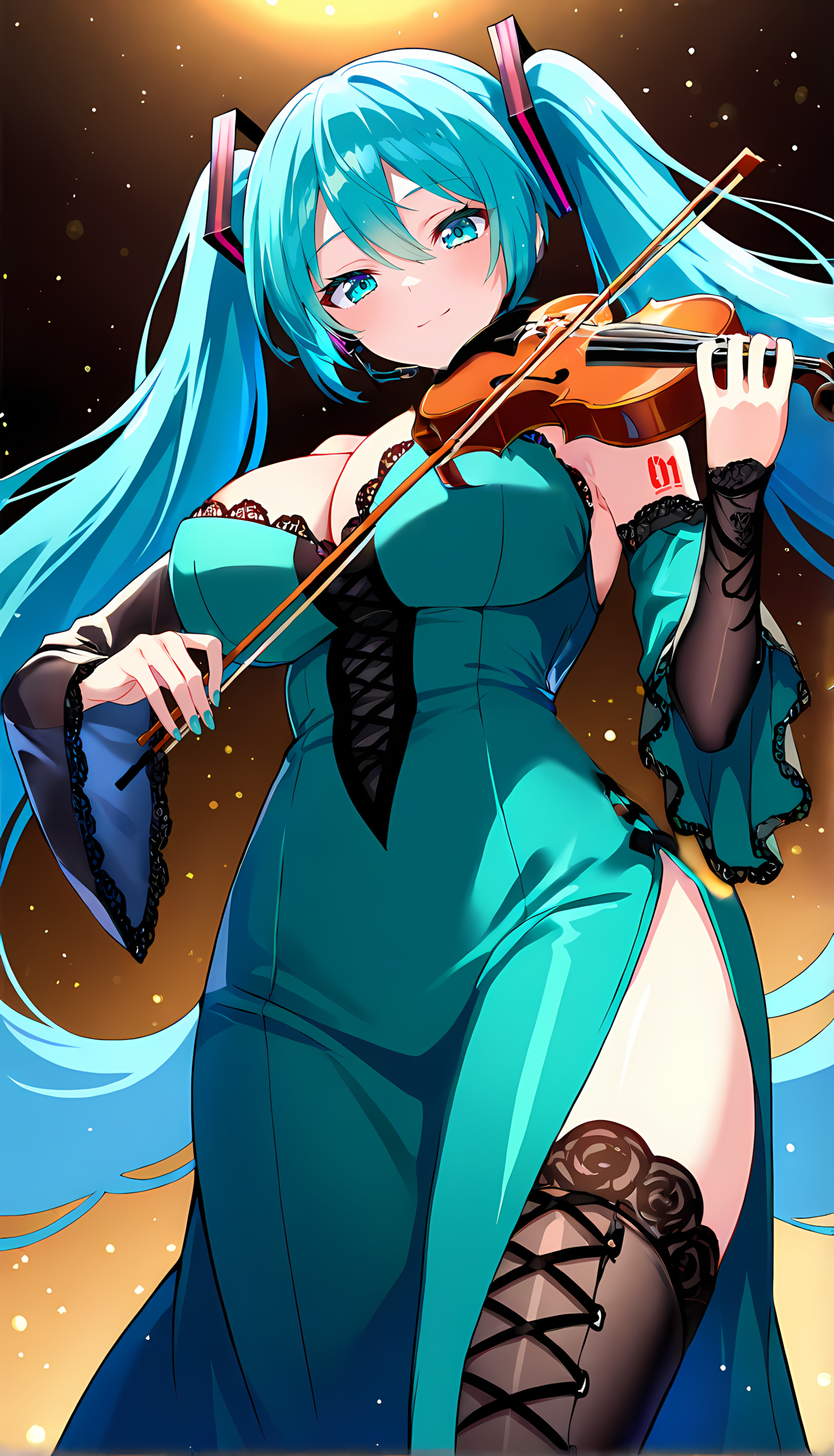 ヴァイオリン弾きのミクさん