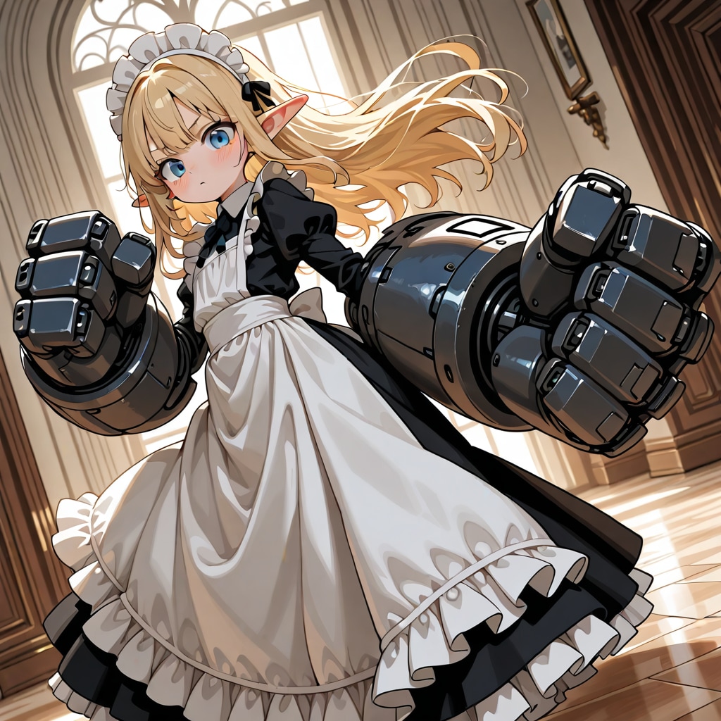 殴りメイドさん