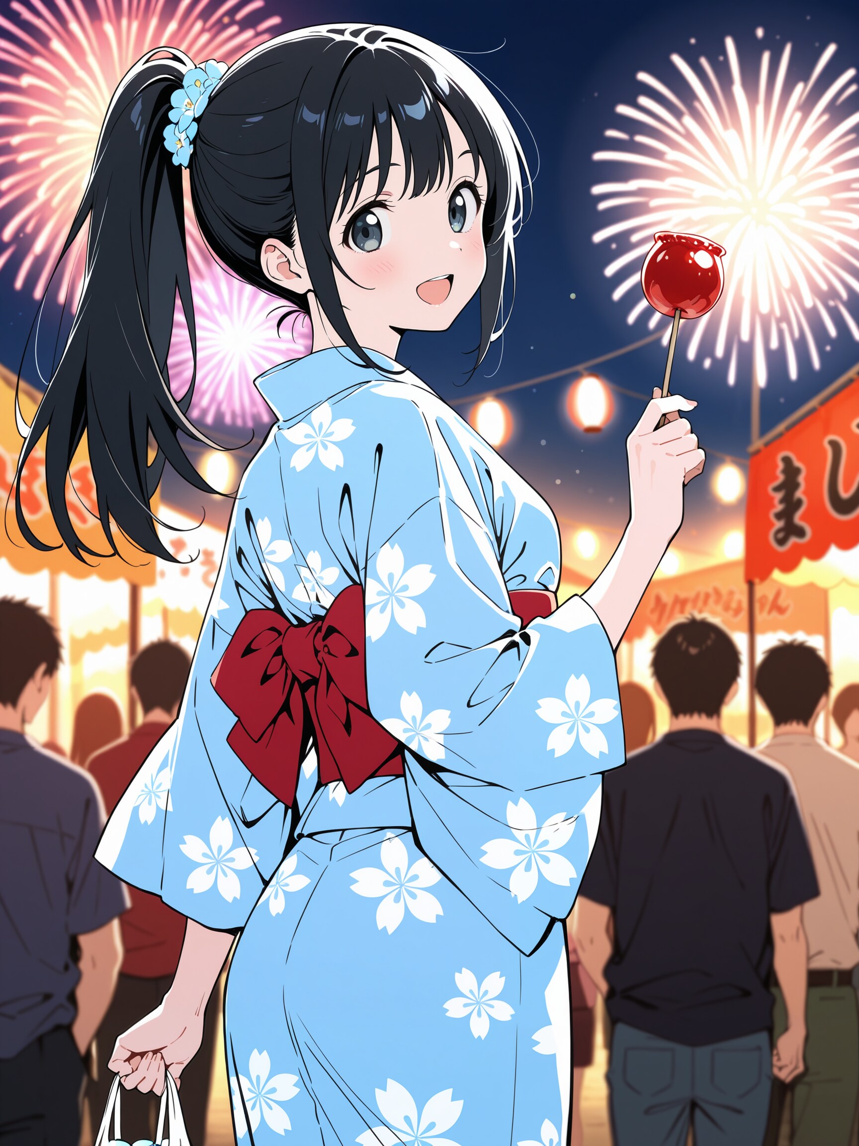 花火はじまっちゃったね