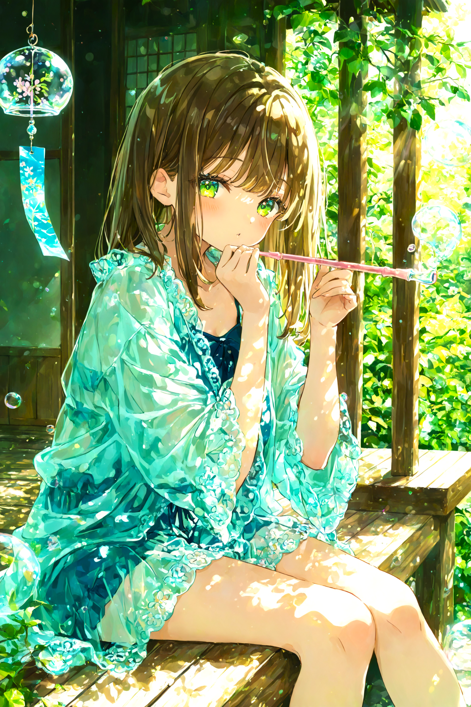 緑に包まれて