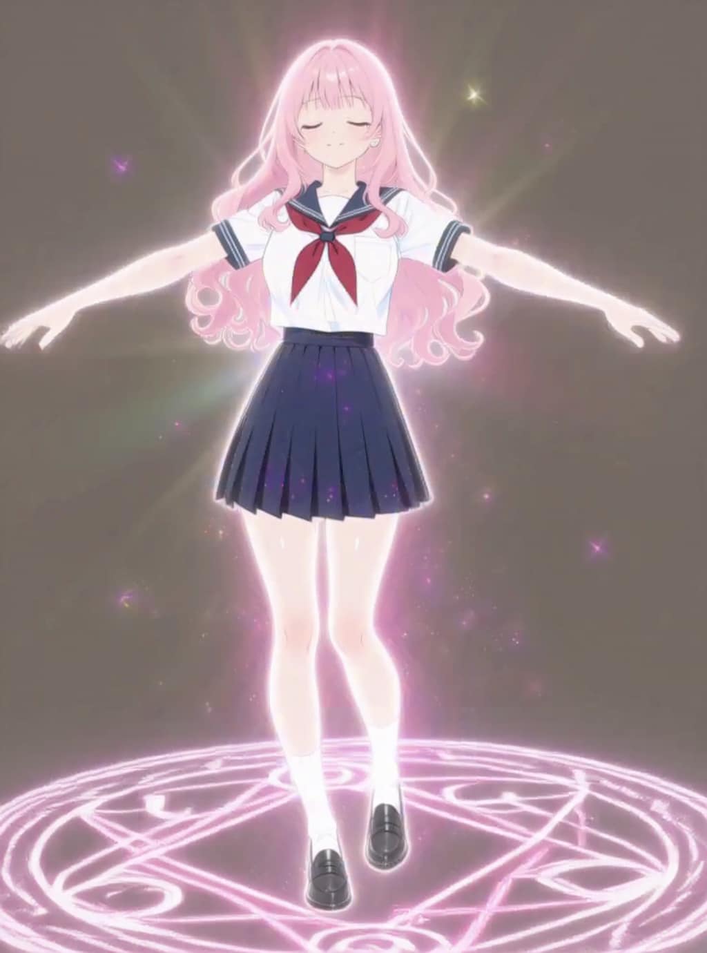 変身、魔法少女【パラパライラスト】