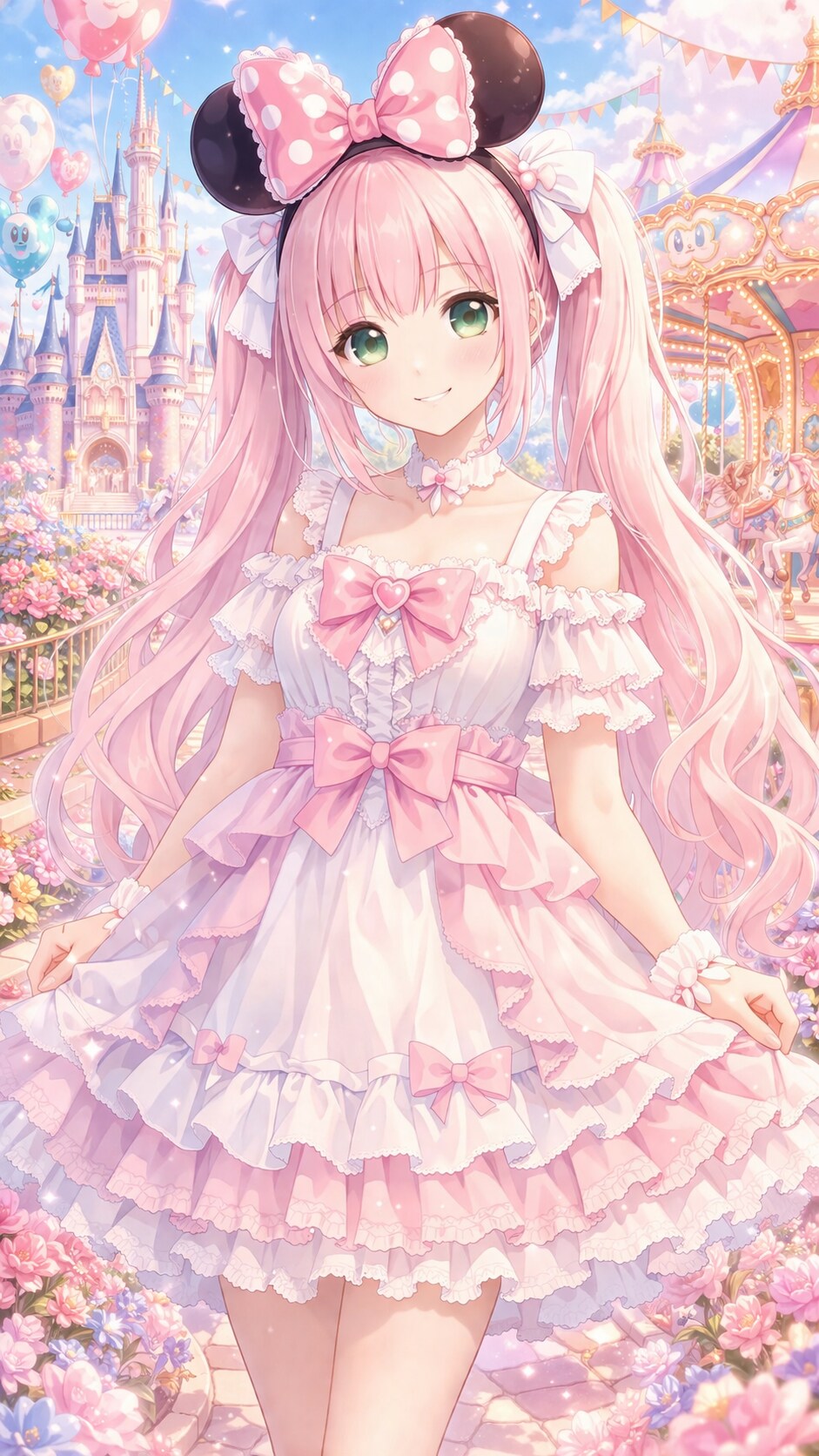 ディズニーランド開園記念日！ | の人気AIイラスト・グラビア