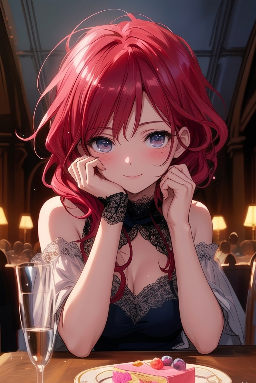 赤い髪 | の人気AIイラスト・グラビア