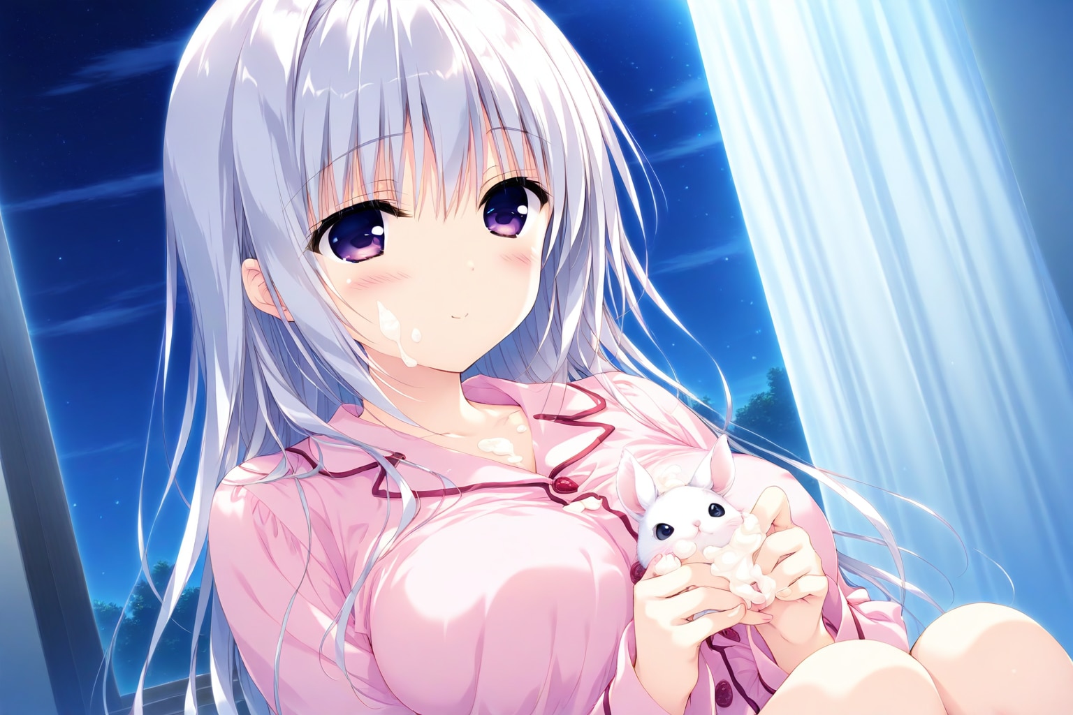 夜のスキンケア | の人気AIイラスト・グラビア