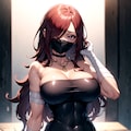 赤髪包帯マスク美女 2枚目