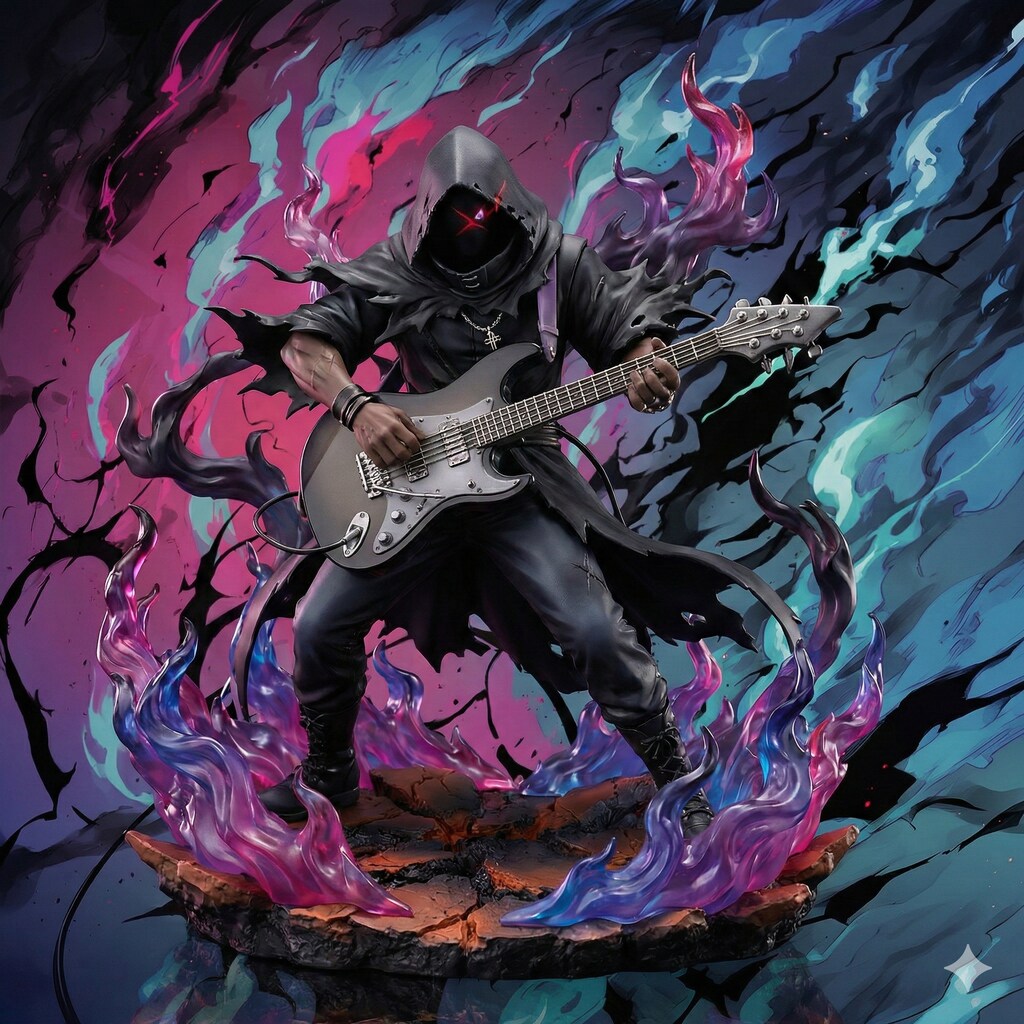 死神ギタリストフィギュア