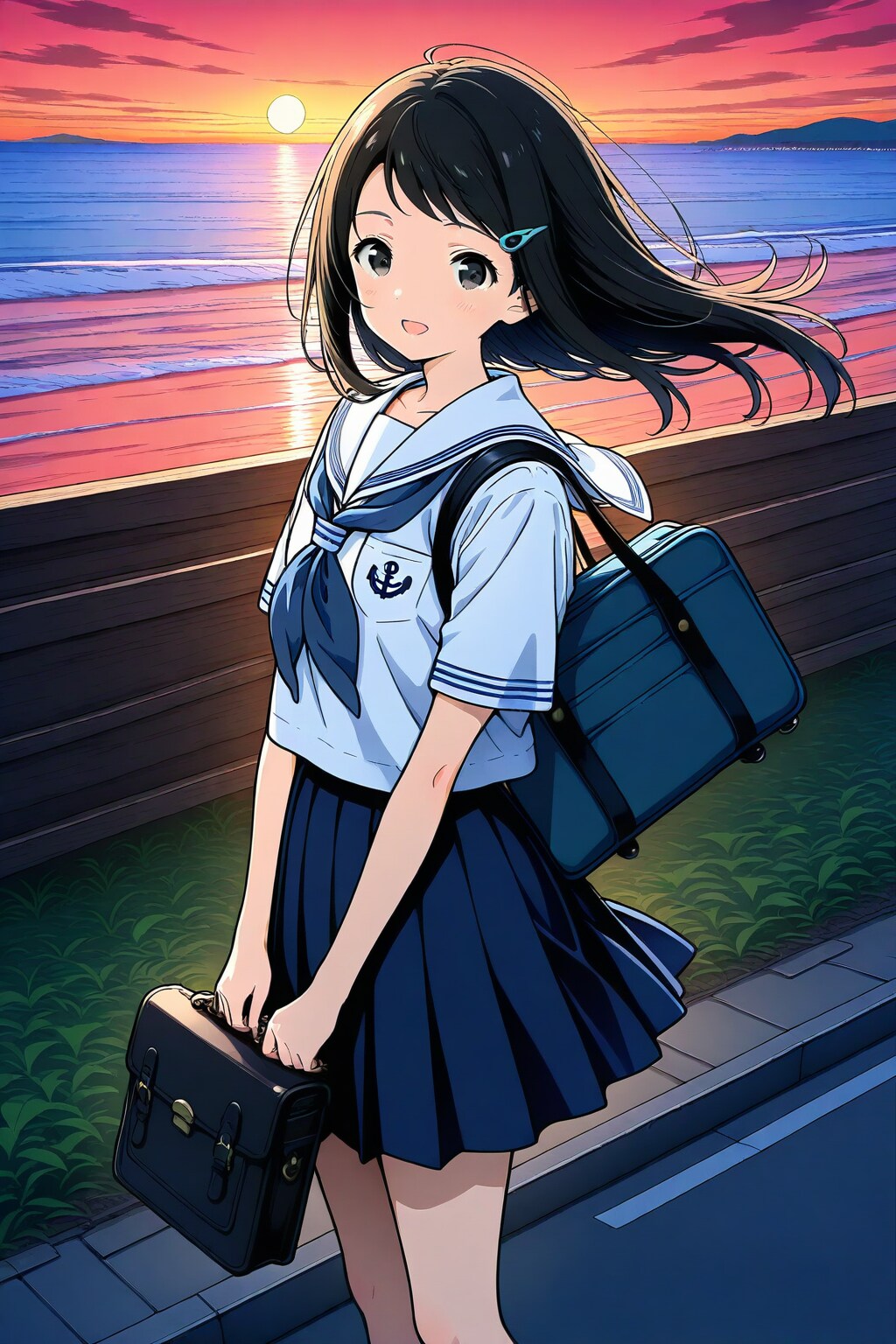 「夏も終わっちゃうね……」な三女ちゃん⛄✨