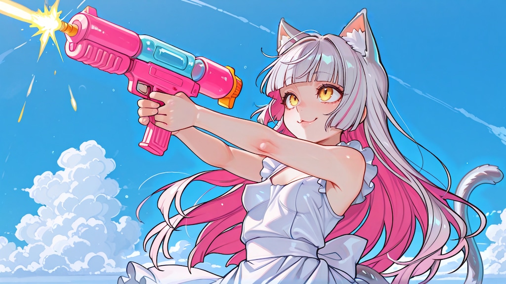 たまに水の出るウォーターガン