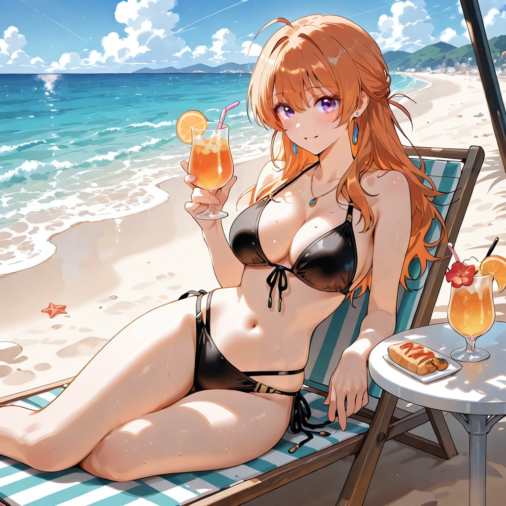 美女のバカンス