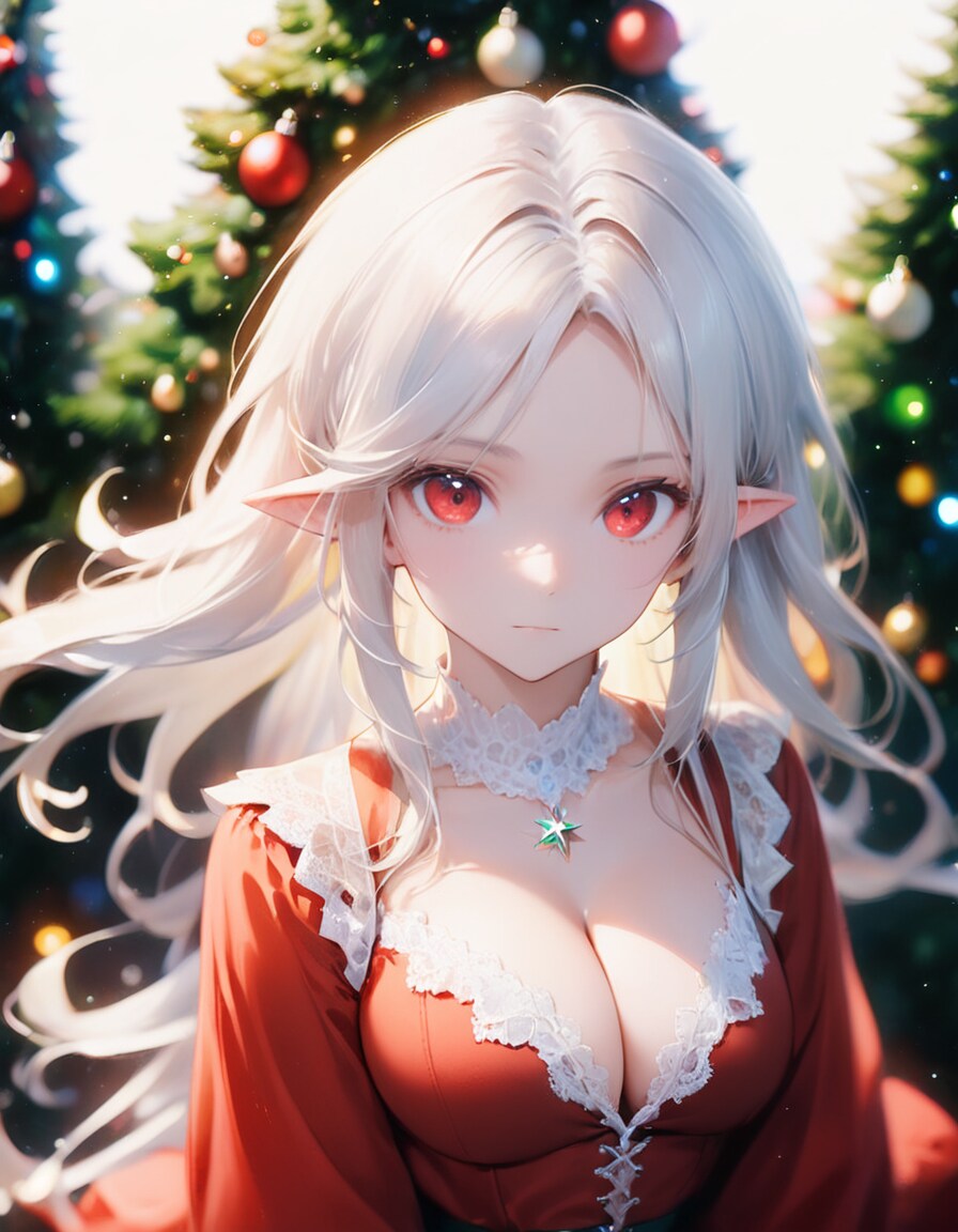 銀髪エルフ姉さんクリスマスXL