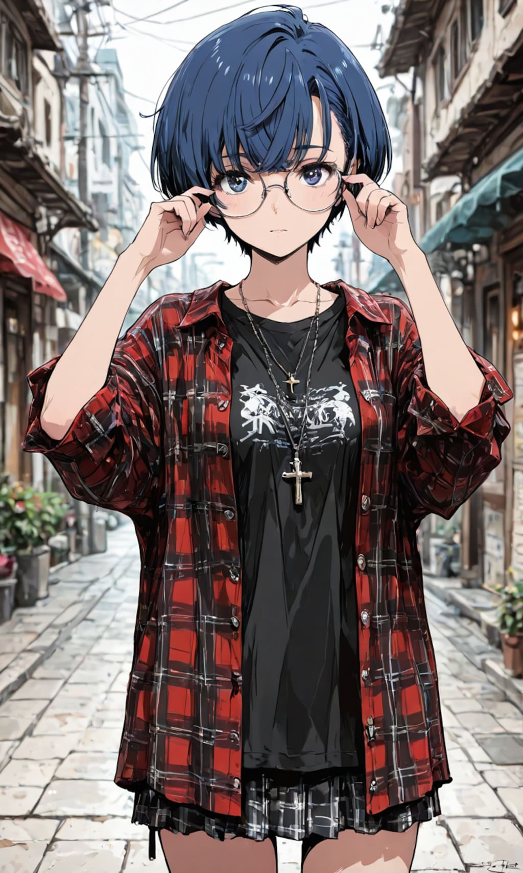 グランジ風だよ柑菜ちゃん